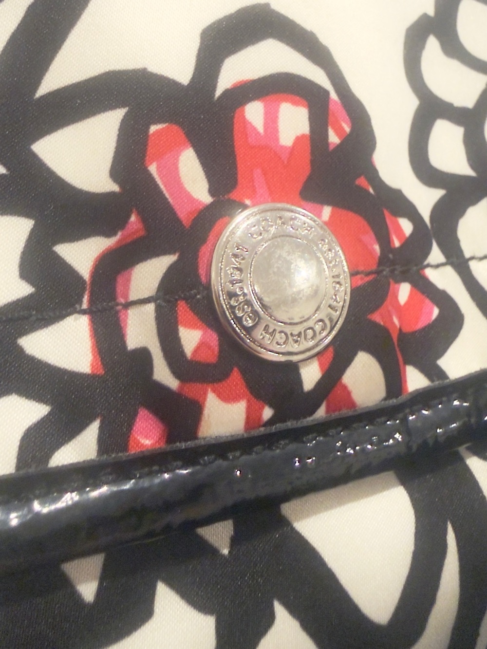 🌸 Coach Poppy Floral Graffiti Crossbody/ Shoulder Bag - Picture 7 of 16